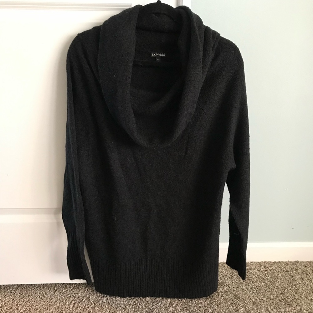 Black Turtleneck Sweater